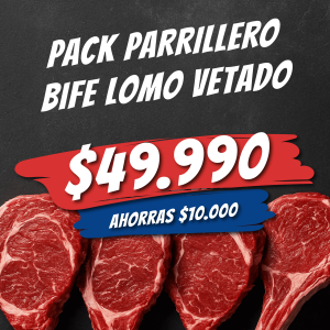 PACK PARRILLERO: BIFE DE LOMO